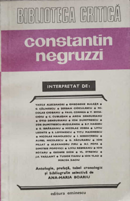 CONSTANTIN NEGRUZZI INTERPRETAT-ANA-MARIA BOARIU-138829 foto