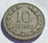 286. Moneda El Salvador 10 centavos 1940 (tiraj 500.000 buc)