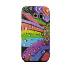 Carcasa Fashion Samsung Galaxy S6 Edge Rainbow Flower foto