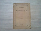 PRINCIPIE DE ORTHOGRAPHIA ROMANA - I. HELIADE R. - Noua Typographia,1870, 20 p., Alta editura