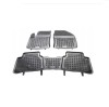 Set covorase auto din cauciuc TOYOTA PRIUS (XW50), 01.2016-, presuri tip tavita, negru