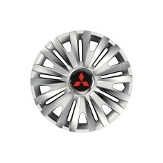 Set 4 capace roti Cu Inel Cromat Royal R16 Compatibil Cu Mitsubisi