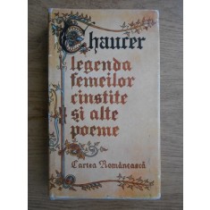 Geoffrey Chaucer - Legenda femeilor cinstite si alte poeme