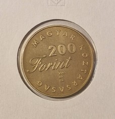 Hungary, Ungaria, 200 Forint L&amp;uacute;das Matyi, 2001, KM#754, comemorativa foto
