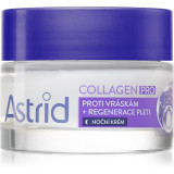 Astrid Collagen PRO crema de noapte &icirc;mpotriva tuturor semnelor de imbatranire efect regenerator 50 ml