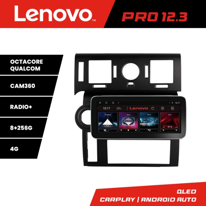 Navigatie dedicata Edonav Hummer H2 2002-2008 Lenovo PRO 8+256 12.3 inch qled android 4G DSP gps internet KIT-hummer2002 CarStore Technology