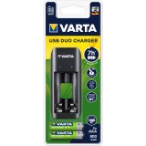 Incarcator Baterii Varta, Cu 2 x Baterie AAA (800 mAh), Negru