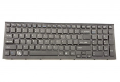 Tastatura Laptop, Sony Vaio, PCG-71211m, cu rama, US, neagra foto