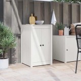 VidaXL Ușă de bucătărie cu ușă Alb 50 x 9 x 82 cm Lemn masiv de pin