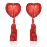 Ornamente sfarcuri Red Heart Nipple Pasties, cu ciucuri, Rosii#