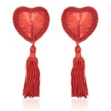 Ornamente sfarcuri Red Heart Nipple Pasties, cu ciucuri, Rosii