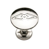 Cumpara ieftin Buton mobila, din metal, crom cu romb, R-3105