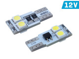 Bec Vision W5w (t10) 12v 4x 5050 Smd Led, Canbus, Alb, 2 Buc 58297