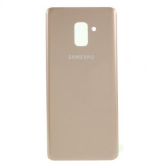 Capac Baterie Spate Samsung Galaxy A8 Plus 2018 Cu Adeziv Sticker Auriu foto