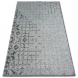 Covor acril Patara 0140 Culoarea nisipului si turcoaz, 80x150 cm