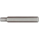 10mm Sechskant Bit, 4mm Inbus, 75mm S2 Stahl