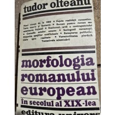 Morfologia romanului european in secolul al XIX-lea - Tudor Olteanu