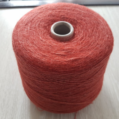 Fir pentru tricotat Amestec Mohair Acril Roz Coral Nm 2/14 foto