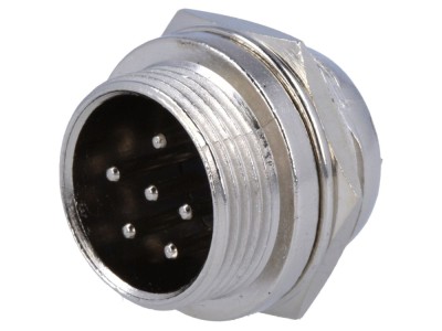 Conector soclu microfon, 6 pini foto