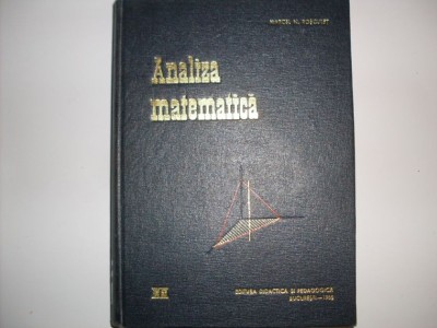 Analiza Matematica - Didactica Si Pedagogica , 20150 foto