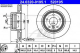 Disc frana BMW Seria 1 (E87) (2003 - 2013) ATE 24.0320-0195.1