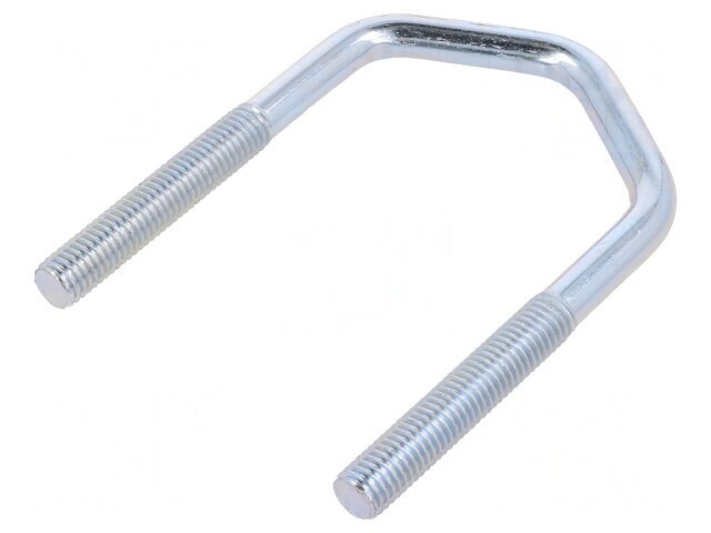 Bridă tip U oțel zinc pentru antene 61mm