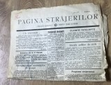 ZRE Ziarul Interbelic - Voluntarul Bucovinean - Pagina Strajerilor (1 pagina) 1939 Suceava