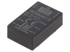 Convertor DC/DC 6W 36-72V la 12V și -12V THT foto