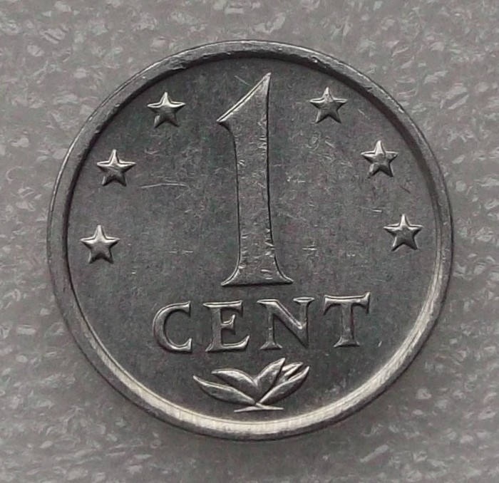 P3. Antilele Olandeze 1 cent 1983 aUNC **
