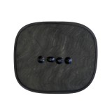 Parasolar lateral negru cu ventuze 44 38 cm (set 2 buc)