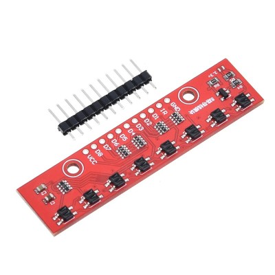 Modul senzor detectare infrarosu cu 8 canale pentru Arduino foto