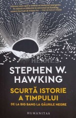 Scurta istorie a timpului - 2018 - Stephen W. Hawking (B8)