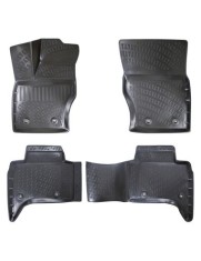 Set covorase auto din cauciuc tip tavita pentru Land Rover Range Rover Sport II (L494) 2014-