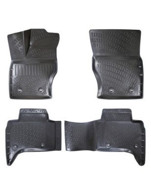 Set covorase auto din cauciuc tip tavita pentru Land Rover Range Rover Sport II (L494) 2014- foto