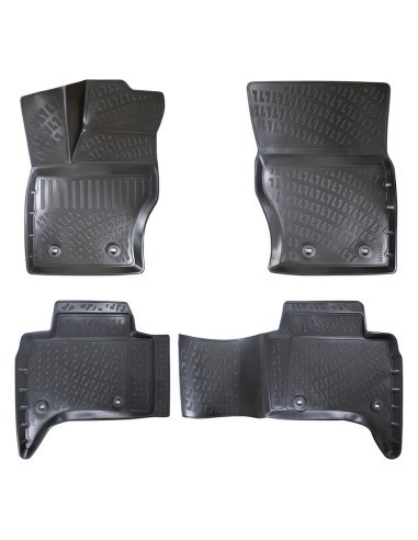 Set covorase auto din cauciuc tip tavita pentru Land Rover Range Rover Sport II (L494) 2014-