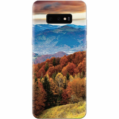 Husa silicon pentru Samsung Galaxy S10 Lite, Autumn Mountain Fall Rusty Forest Colours foto