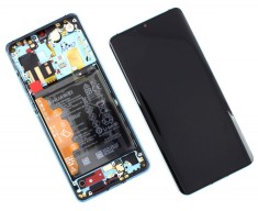 Display Huawei P30 Pro Display Service Pack cu Rama Blue
