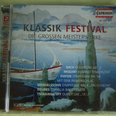 CLASSIC FESTIVAL - Bach / Mozart / Haydn / Mendelssohn - 2 C D Originale ca NOI