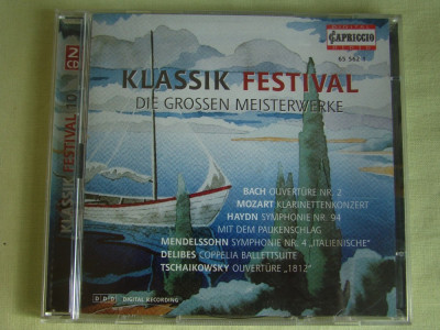 CLASSIC FESTIVAL - Bach / Mozart / Haydn / Mendelssohn - 2 C D Originale ca NOI foto