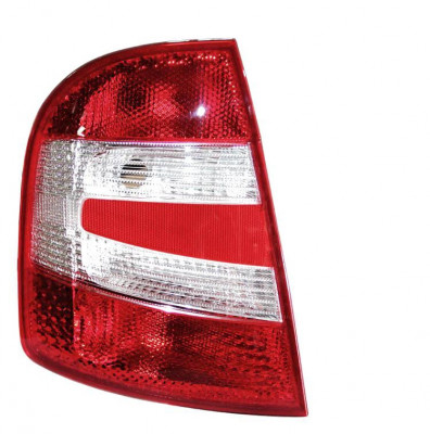 Stop spate lampa Skoda Fabia 1 (6Y) Hatchback 2004-2007 DEPO, partea stanga fara suport becuri, Stopuri Skoda Fabia foto