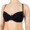 Sutien Clasic cu Cupă Subțire din Microfibră S110 - Negru - 75C