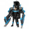 Figurina NightWing Mega Gear Action cu accesorii pentru lupta, 10 cm