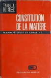 CONSTITUTION DE LA MATIERE-M. KARAPETIANTZ, S. DRAKINE