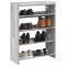 Gossi pantofar, gri sonoma, 80x25x61,5 cm, lemn compozit