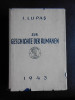 Zur Geschichte der Rumanen - I. Lupas (carte in limba germana)