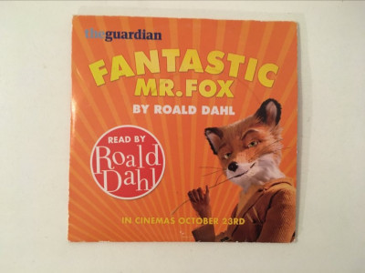 * CD carte audio Fantastic Mr. Fox, citita de autor: Roald Dahl, in engleza foto