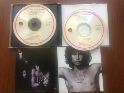 the doors the best of dublu disc 2 CD compilatie muzica rock blues warner VG+ foto