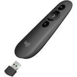 LOGITECH R500s Laser Presentation Remote - GRAPHITE - 2.4GHZ/BT - EMEA, &amp;quot;910-005843&amp;quot; (timbru verde 0.18 lei)