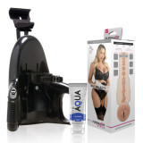 FLESHLIGHT - MIA MALKOVA VAGINA LVL UP + UNIVERSAL LAUNCH + AQUA QUALITY LUBRICANT 50 ML, FLESHLIGHT GIRLS