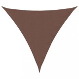 Cumpara ieftin Parasolar, maro, 4,5x4,5x4,5 m, tesatura oxford, triunghiular